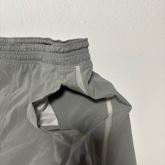 Lululemon Men's Compression Lined Athletic Gym Shorts Grey Performance - Picture 5 of 10